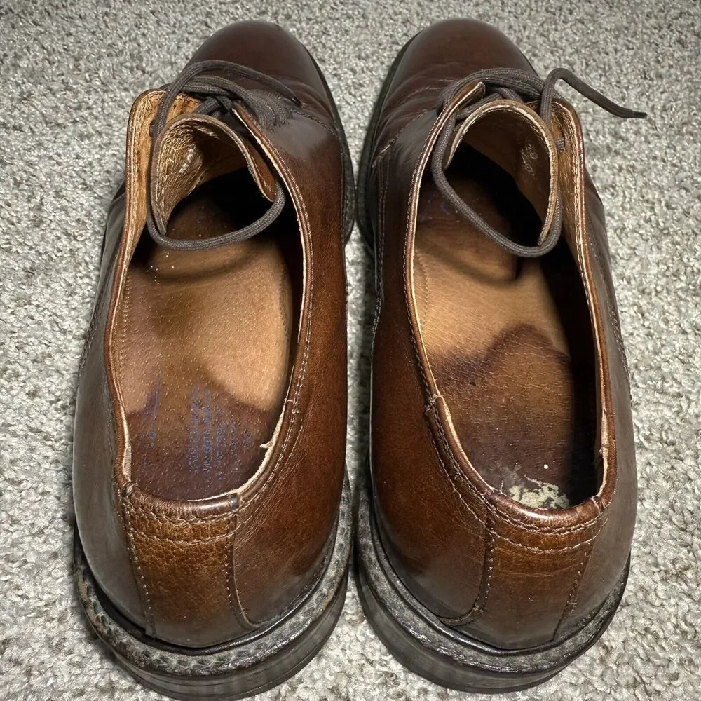 Bacco Bucci Men’s Brown Leather Dress Shoes Size 10.5